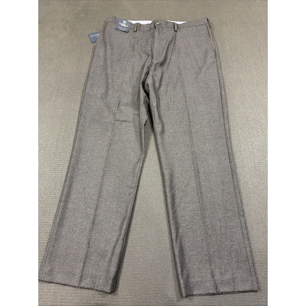 New‎ Hart Schaffner Marx Dress Pants Mens 36x30 Gray 100% Wool